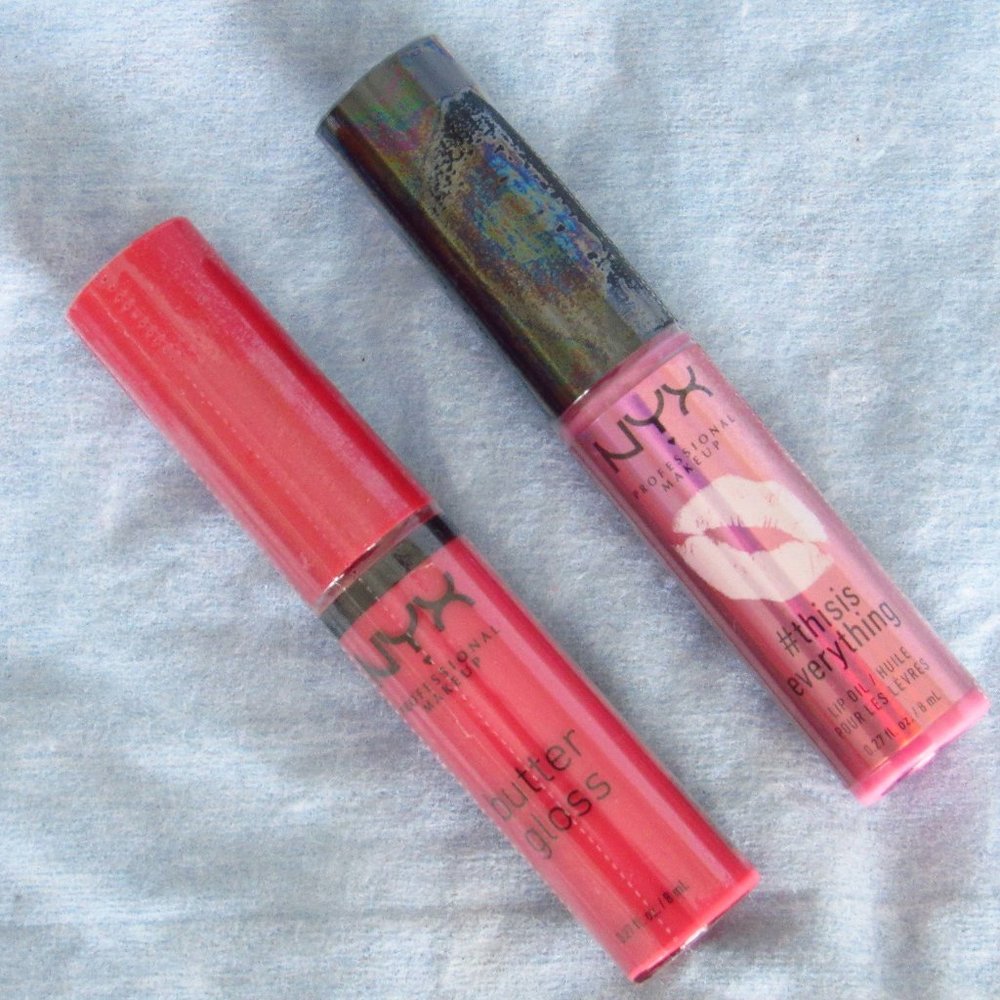 NYX Lip Oil and Creamy Lip Gloss (New/Unused)